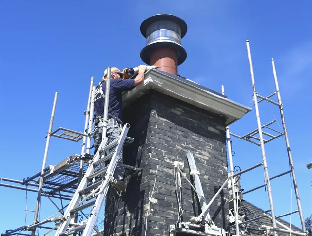 Sturdy chimney crown finished by Stratford Chimney Sweep in Stratford, CT