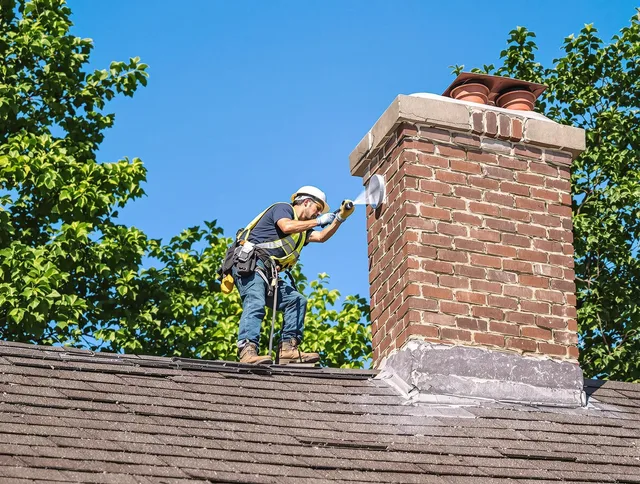 Stratford Chimney Sweep performing an inspection with advanced tools in Stratford, CT