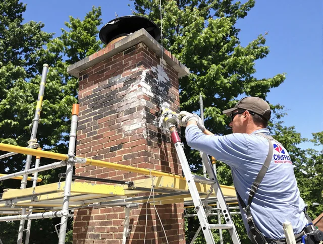 Structural chimney repair by Stratford Chimney Sweep in Stratford, CT