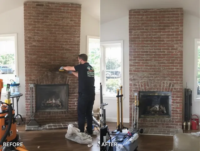 Finished chimney sweeping service by Stratford Chimney Sweep in Stratford, CT